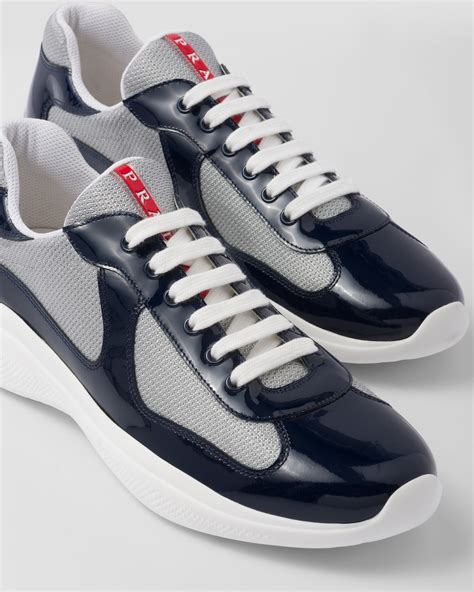 prada blue footwear